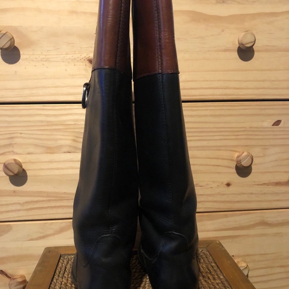 Frye “Melissa” Two-Toned Riding Boots - Picture 4 of 5